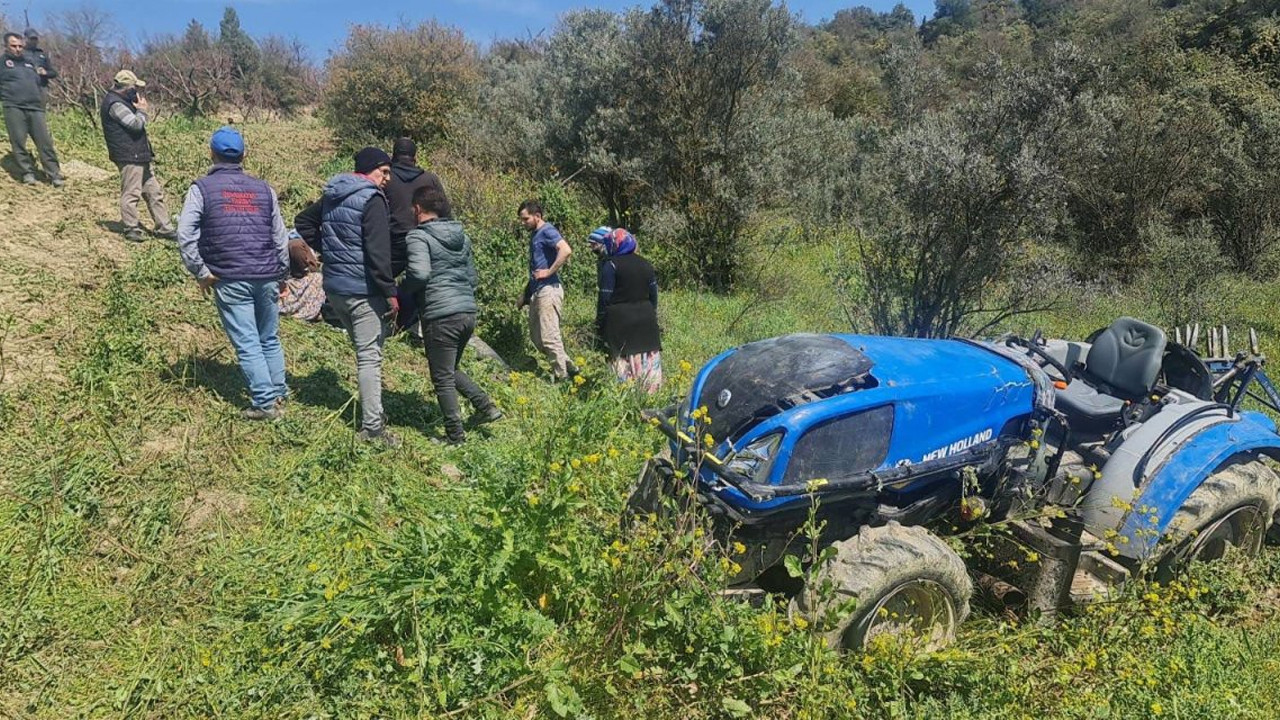 Eğimli Tarlada Traktörle Kaza: Yaralı Var
