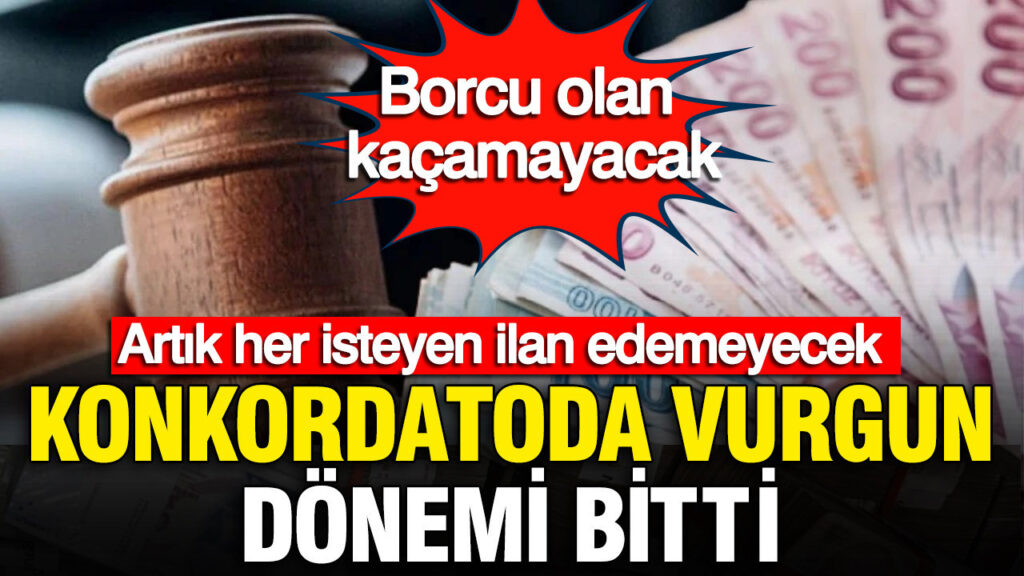 Konkordato Sürecinde Yeni Dönem: Sadece Gerçek İhtiyaç Sahipleri İlan Edebilecek