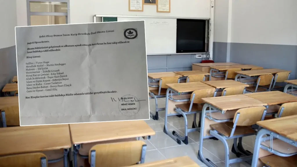 Pendik İmam Hatip Ortaokulu’ndaki Tartışmalı Kitap Listesi Nedeniyle Okul Müdürü Açığa Alındı